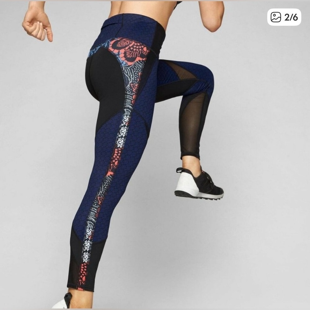 Athleta Lotus Precision 7/8 Athletic Tights/Leggings Size Medium - Picture 2 of 7